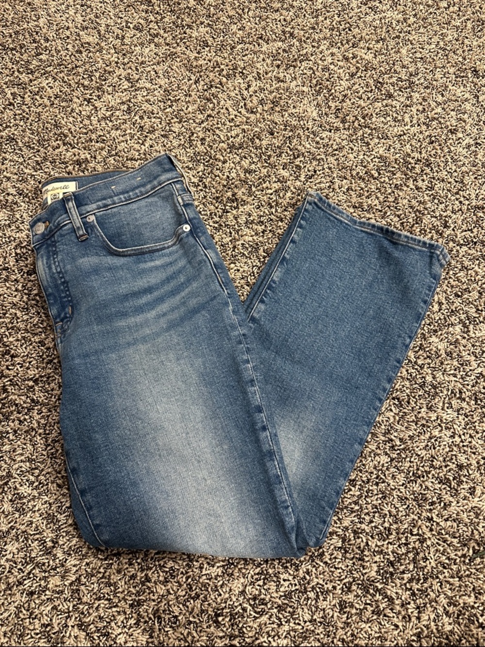 Madewell Blue Ankle Crop Jeans
